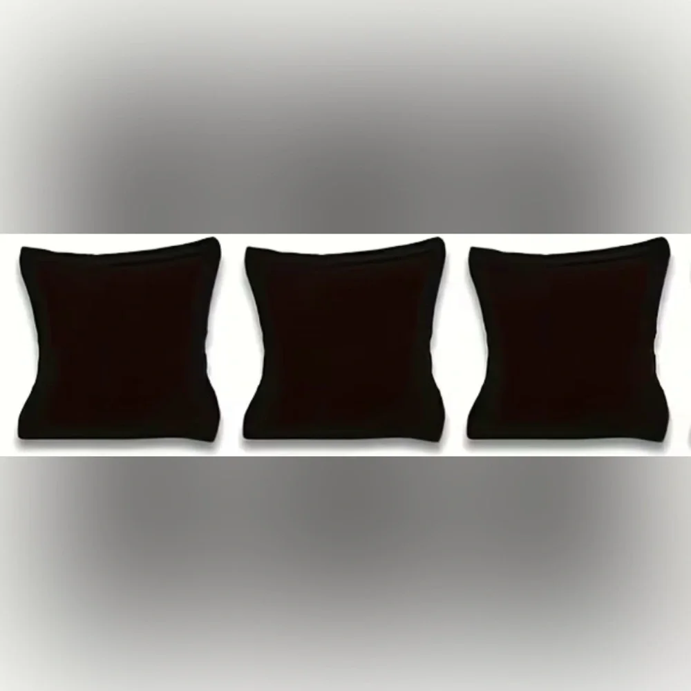 3 Black Velvet Jewelry Pillows- (3 Pieces) New